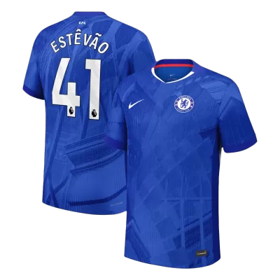 Chelsea ESTÊVÃO #41 Home Soccer Jersey Authentic 2025/26 - Pro Jersey Shop