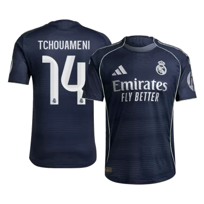 Real Madrid TCHOUAMENI #14 Away Soccer Jersey Authentic 2025/26 - Pro Jersey Shop
