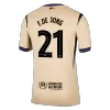 Barcelona F.DE JONG #21 Away Soccer Jersey Replica 2025/26 UCL - Pro Jersey Shop