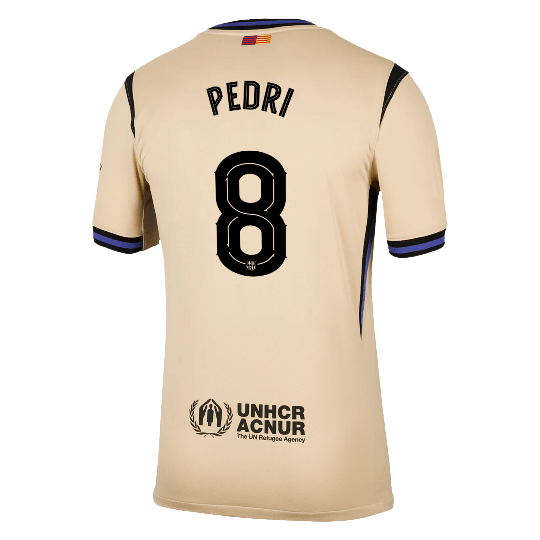 Barcelona PEDRI #8 Away Soccer Jersey Replica 2025/26 UCL - Pro Jersey Shop