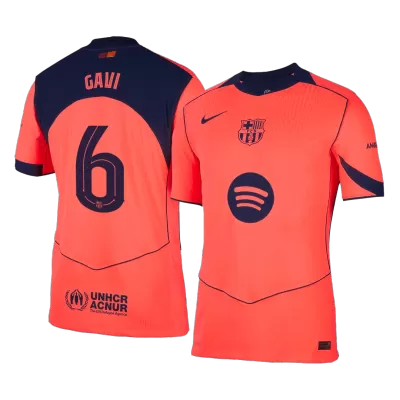 Barcelona GAVI #6 Third Away Soccer Jersey Authentic 2025/26 UCL - Pro Jersey Shop