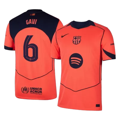Barcelona GAVI #6 Third Away Soccer Jersey Replica 2025/26 UCL - Pro Jersey Shop