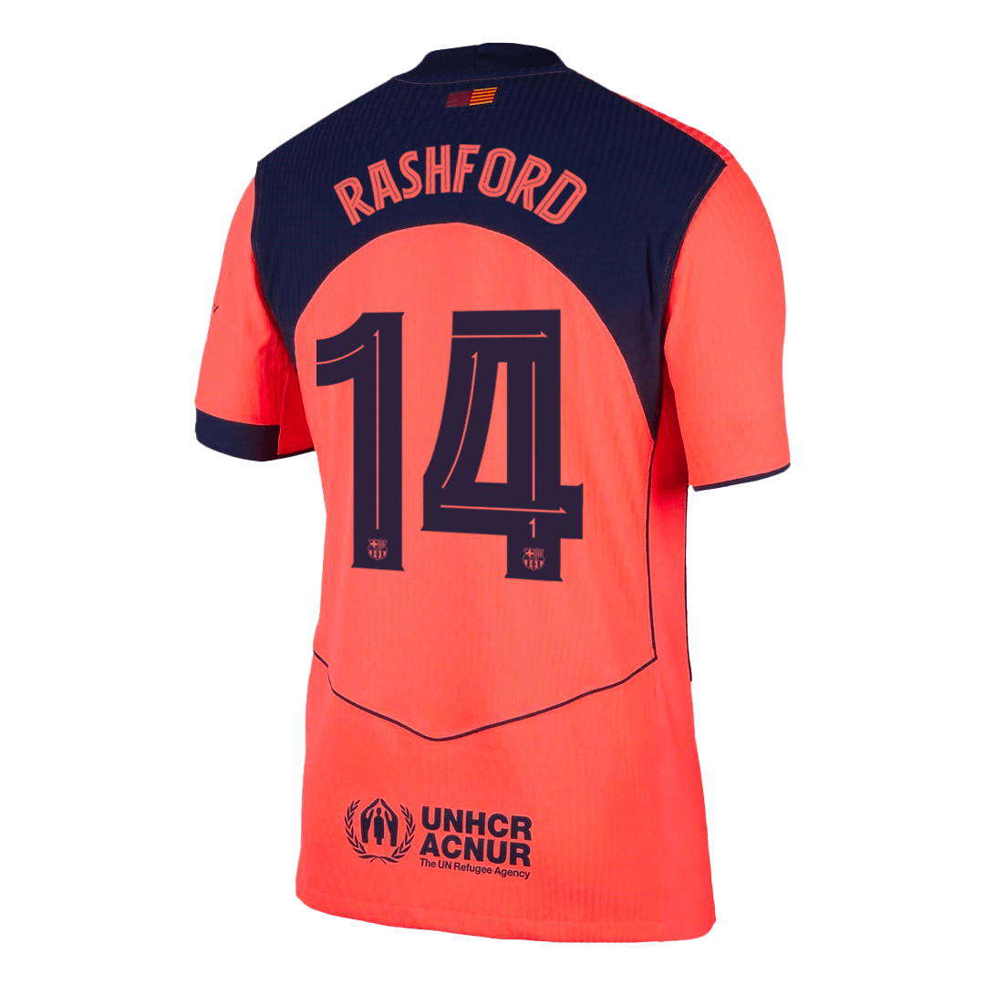 Barcelona RASHFORD #14 Third Away Soccer Match Jersey 2025/26 UCL - Pro Jersey Shop