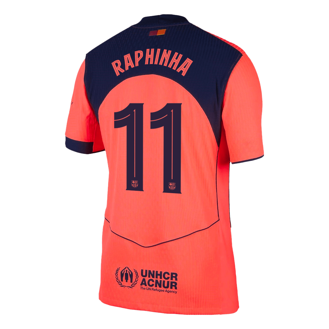 Barcelona RAPHINHA #11 Third Away Soccer Match Jersey 2025/26 UCL - Pro Jersey Shop