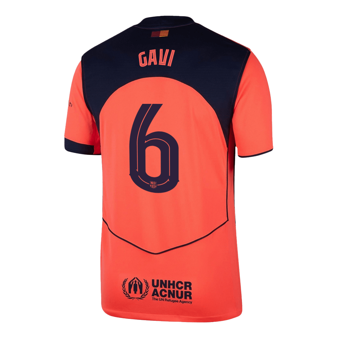 Barcelona GAVI #6 Third Away Soccer Jersey Replica 2025/26 UCL - Pro Jersey Shop
