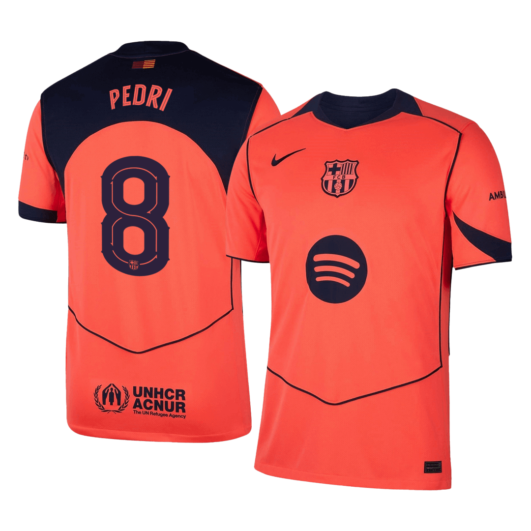 Barcelona PEDRI #8 Third Away Soccer Jersey Replica 2025/26 UCL - Pro Jersey Shop