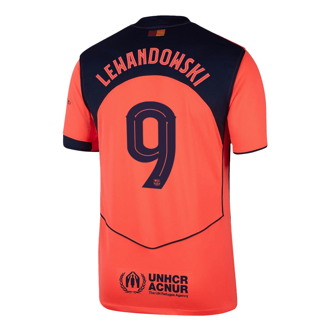 Barcelona LEWANDOWSKI #9 Third Away Soccer Jersey Replica 2025/26 UCL - Pro Jersey Shop