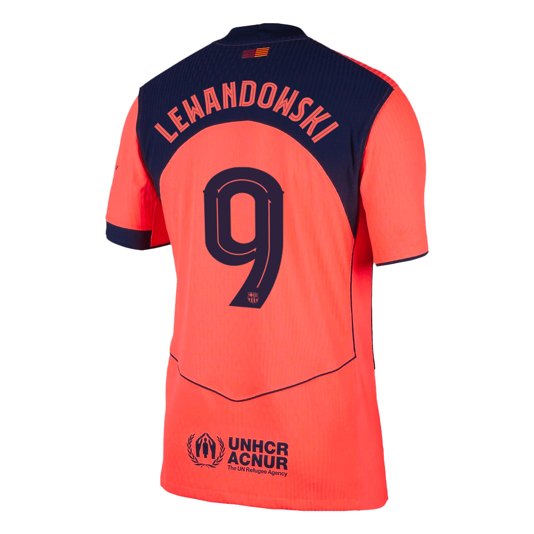 Barcelona LEWANDOWSKI #9 Third Away Soccer Match Jersey 2025/26 UCL - Pro Jersey Shop