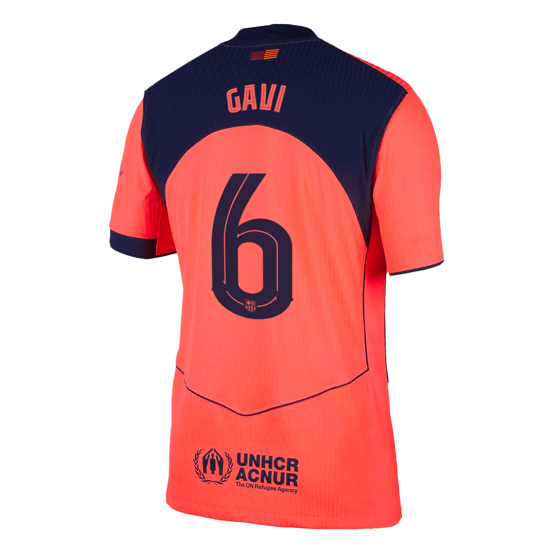 Barcelona GAVI #6 Third Away Soccer Match Jersey 2025/26 UCL - Pro Jersey Shop