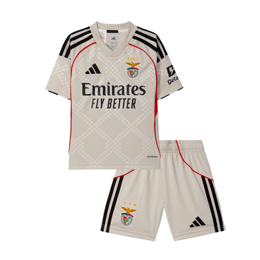 Kids Benfica Away Soccer Jersey Kit 2025/26 - Pro Jersey Shop