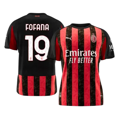 AC Milan FOFANA #19 Home Soccer Jersey Replica 2025/26 - Pro Jersey Shop