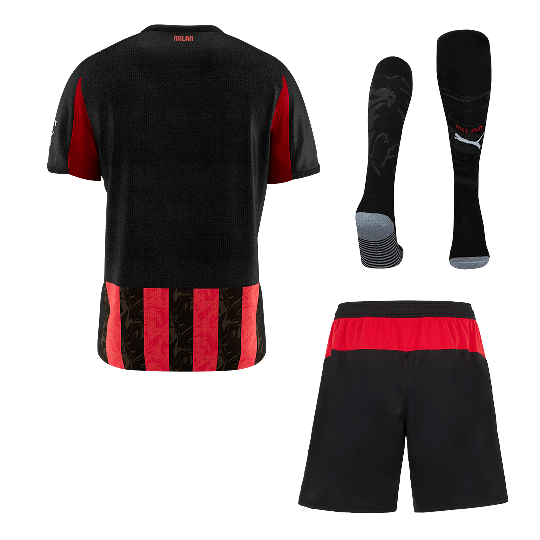 AC Milan Home Soccer Fan Full Kit 2025/26 - Pro Jersey Shop