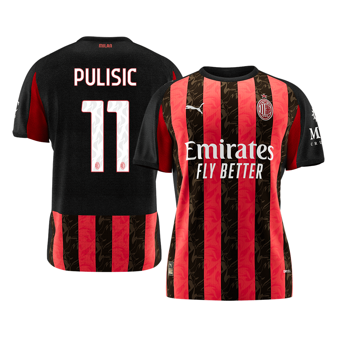 AC Milan PULISIC #11 Home Soccer Fan Jersey 2025/26 - Pro Jersey Shop