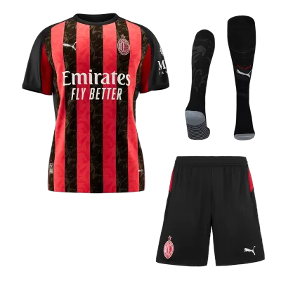 AC Milan Home Soccer Full Kit Replica 2025/26 - Pro Jersey Shop