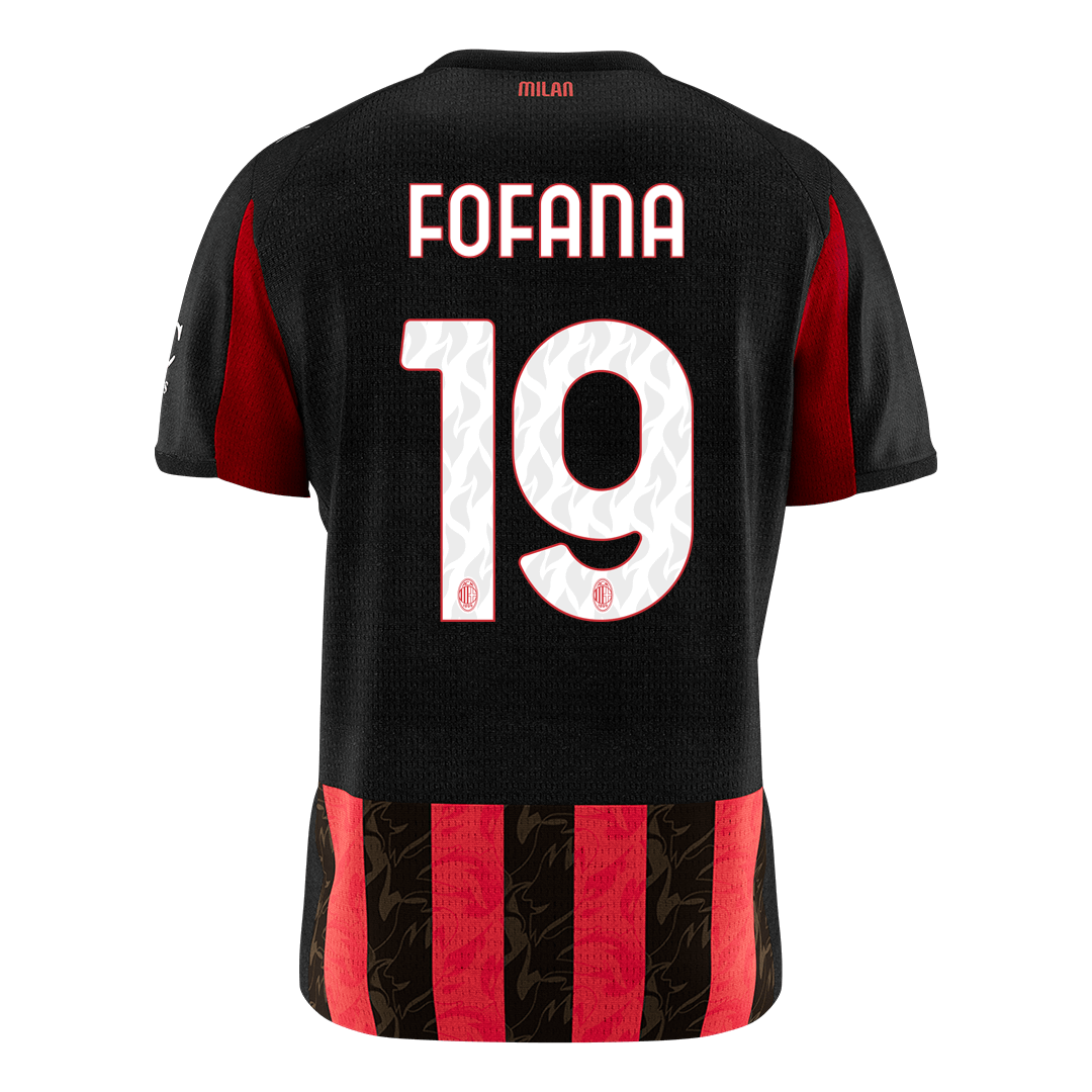 AC Milan FOFANA #19 Home Soccer Fan Jersey 2025/26 - Pro Jersey Shop
