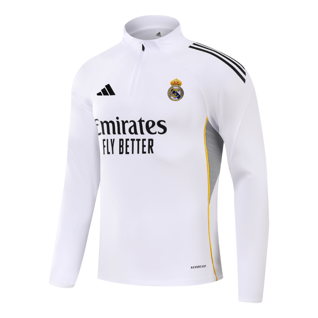 Real Madrid Training Jacket Kit 2025/26 - White - Pro Jersey Shop