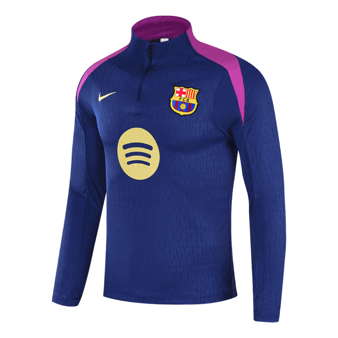 Kids Barcelona Zipper Training Jacket Kit(Jacket+Pants) 2025/26 - Pro Jersey Shop