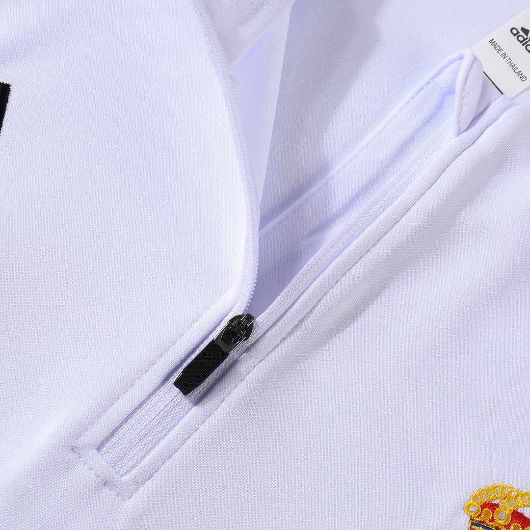 Real Madrid Training Jacket Kit 2025/26 - White - Pro Jersey Shop