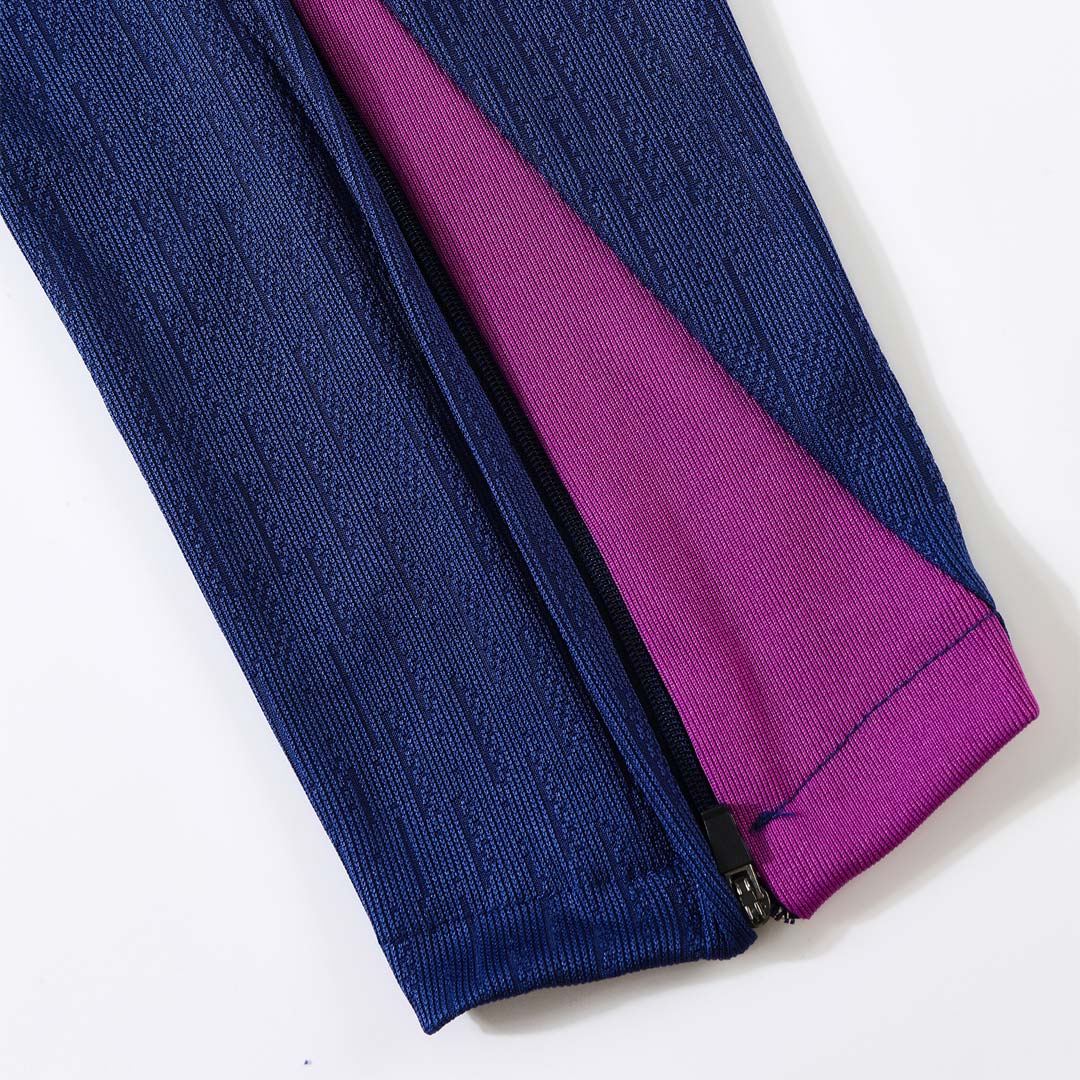 Kids Barcelona Zipper Training Jacket Kit(Jacket+Pants) 2025/26 - Pro Jersey Shop