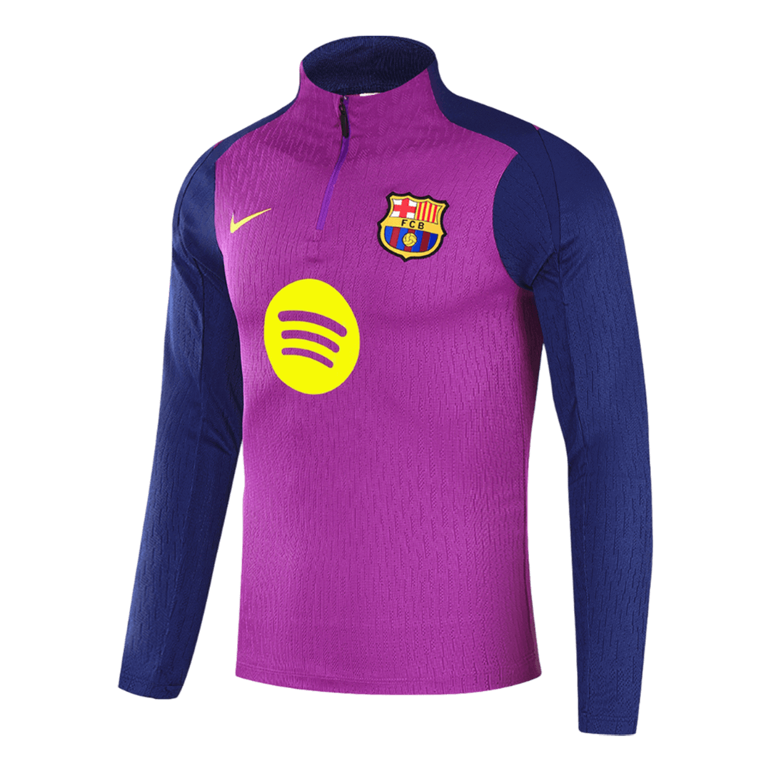 Kids Barcelona Zipper Training Jacket Kit(Jacket+Pants) 2025/26 - Pro Jersey Shop