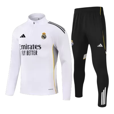 Kids Real Madrid Zipper Training Jacket Kit(Jacket+Pants) 2025/26 - Pro Jersey Shop