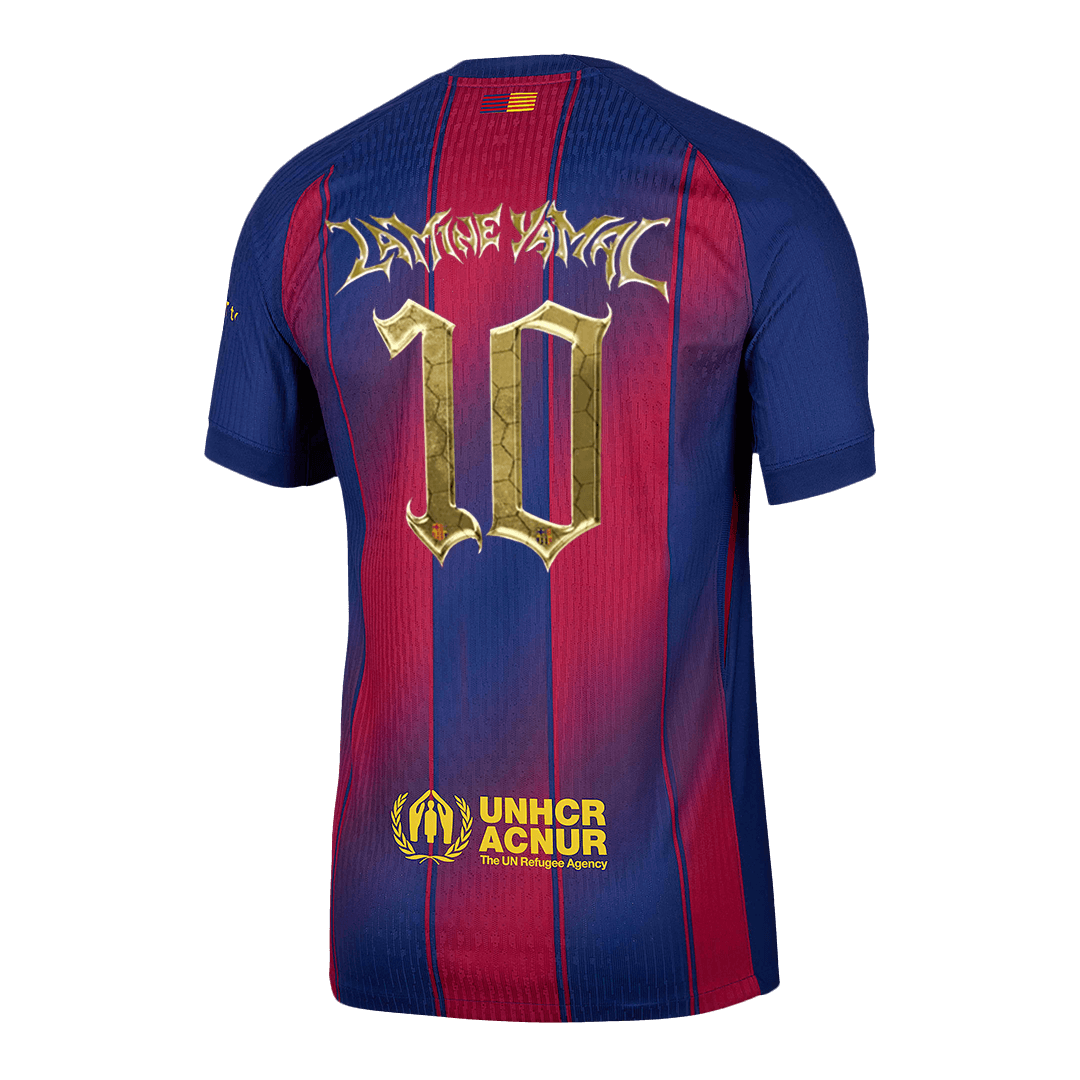 Barcelona LAMINE YAMAL #10 Home Soccer Match Jersey 2025/26 - Pro Jersey Shop