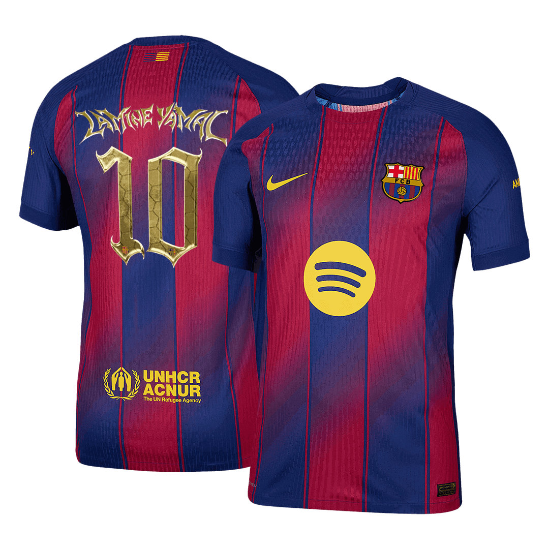 Barcelona LAMINE YAMAL #10 Home Soccer Match Jersey 2025/26 - Pro Jersey Shop