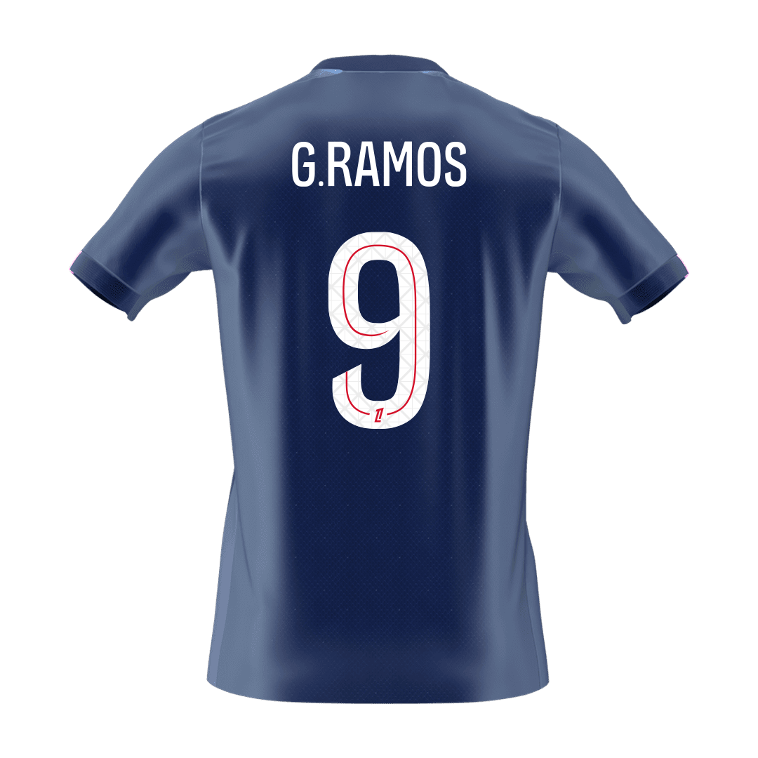 PSG G.RAMOS #9 Home Soccer Fan Jersey 2025/26 - Pro Jersey Shop