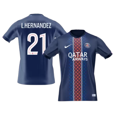 PSG L.HERNANDEZ #21 Home Soccer Jersey Replica 2025/26 - Pro Jersey Shop