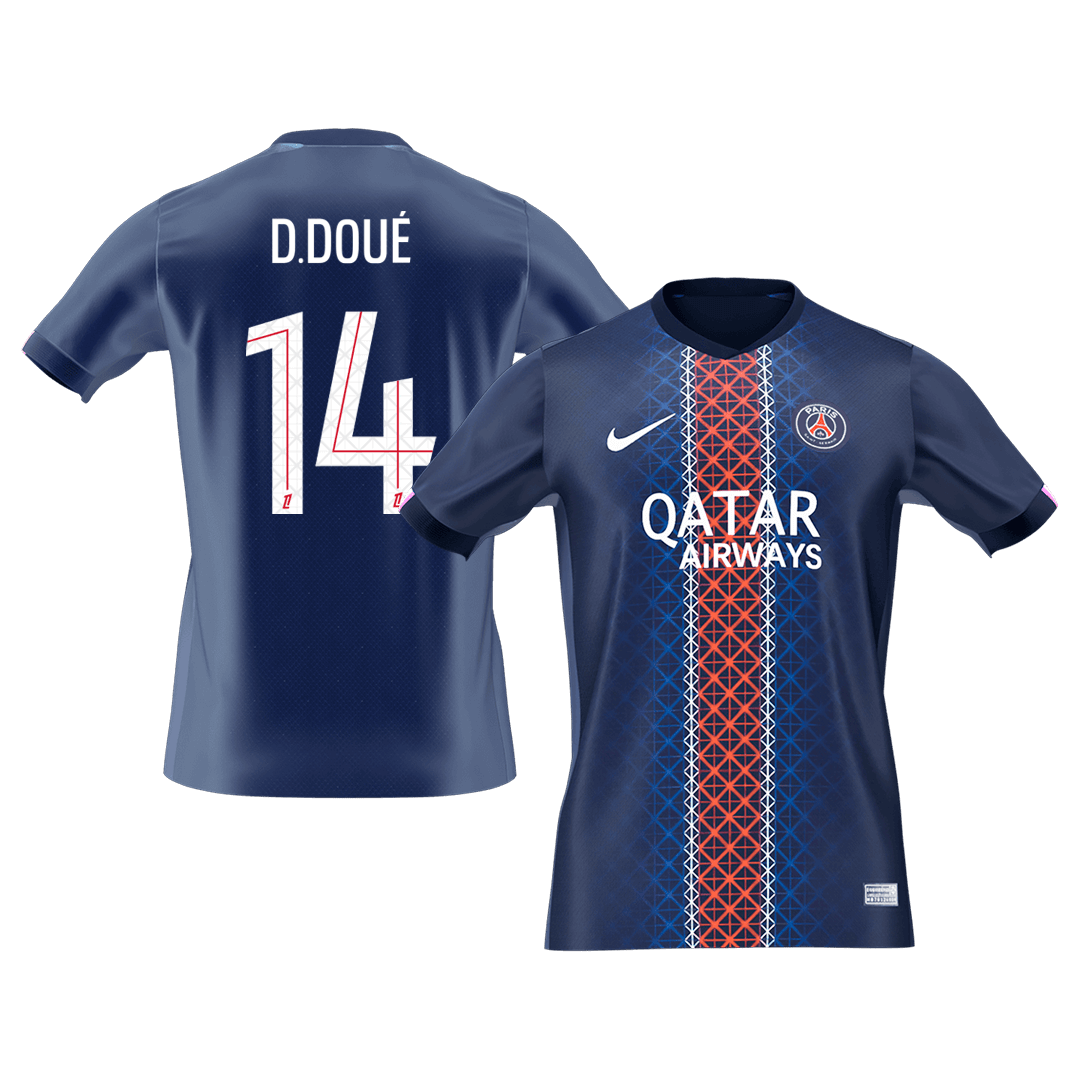 PSG D.DOUÉ #14 Home Soccer Fan Jersey 2025/26 - Pro Jersey Shop