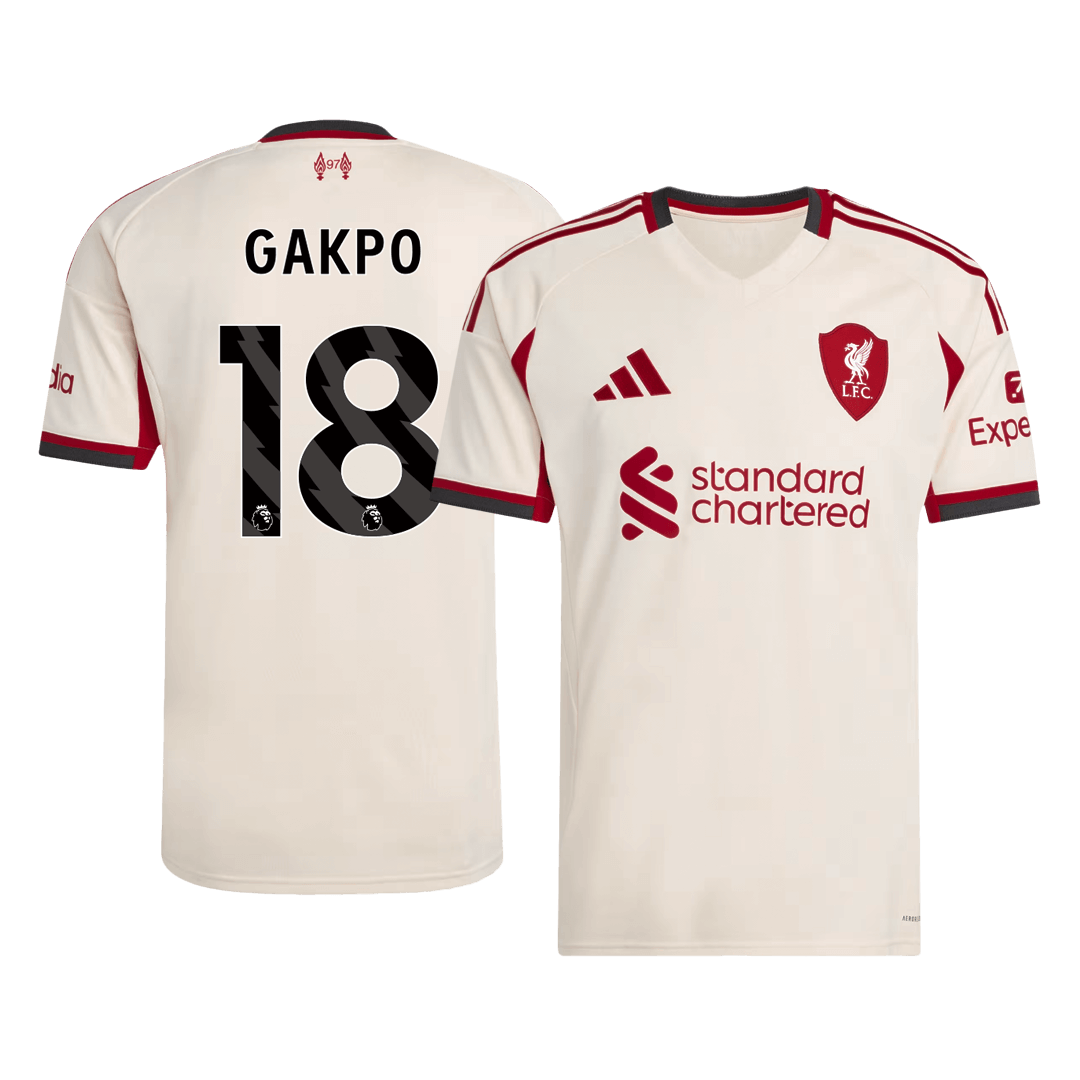 Liverpool GAKPO #18 Away Soccer Jersey Replica 2025/26 - Pro Jersey Shop