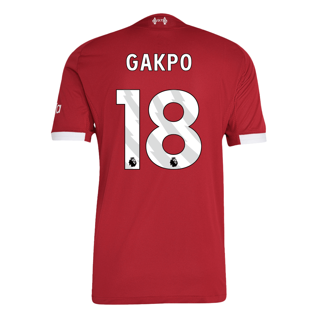 Liverpool GAKPO #18 Home Soccer Jersey Authentic 2025/26 - Pro Jersey Shop