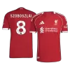 Liverpool SZOBOSZLAI #8 Home Soccer Jersey Authentic 2025/26 - Pro Jersey Shop