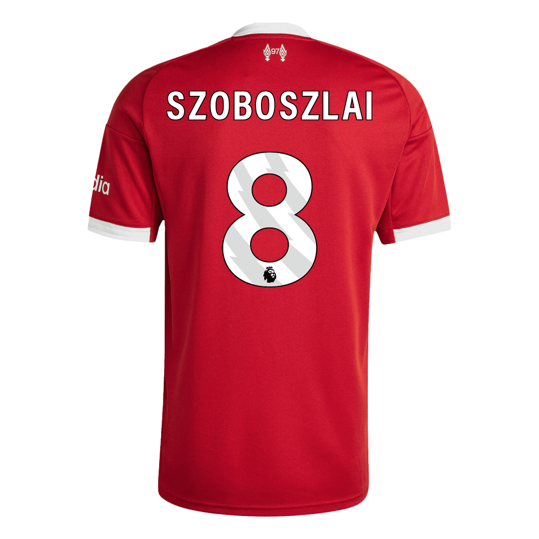 Liverpool SZOBOSZLAI #8 Home Soccer Jersey Replica 2025/26 - Pro Jersey Shop