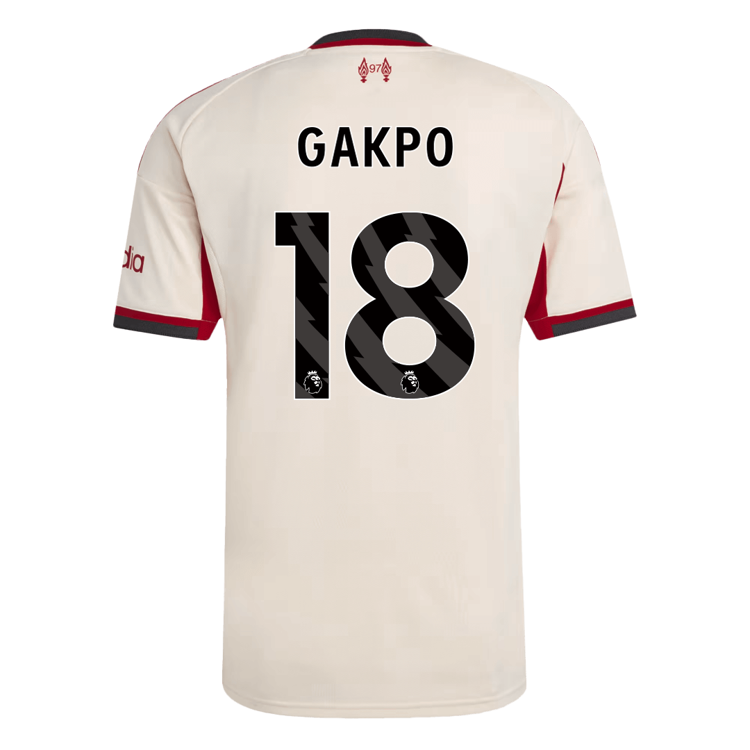 Liverpool GAKPO #18 Away Soccer Jersey Replica 2025/26 - Pro Jersey Shop