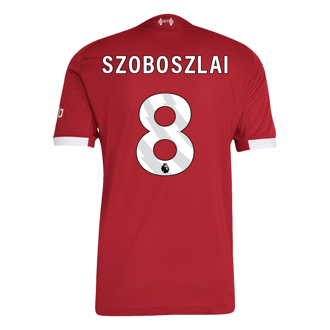 Liverpool SZOBOSZLAI #8 Home Soccer Jersey Authentic 2025/26 - Pro Jersey Shop