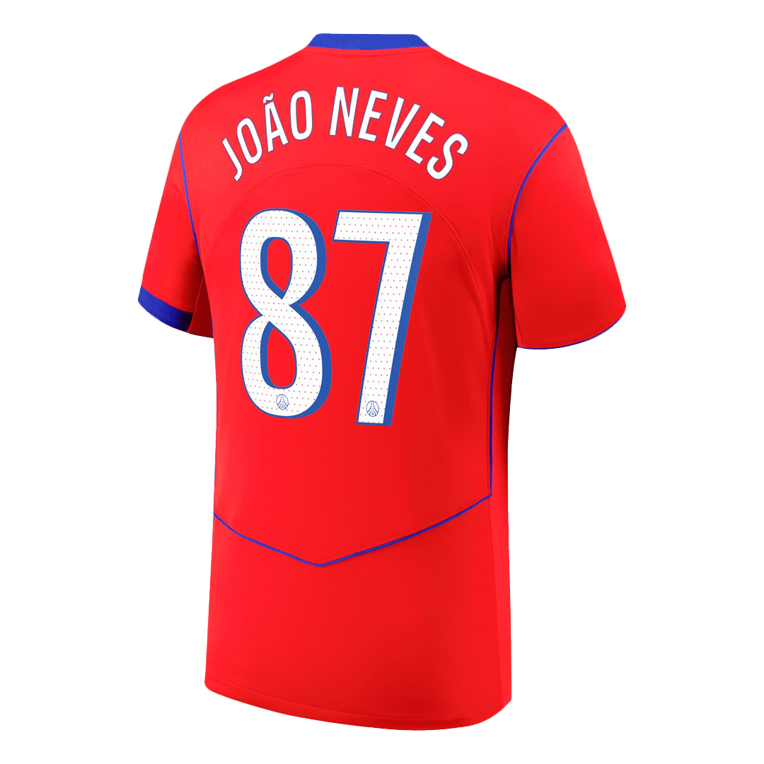 PSG JOÃO NEVES #87 Third Away Soccer Fan Jersey 2025/26 - Pro Jersey Shop