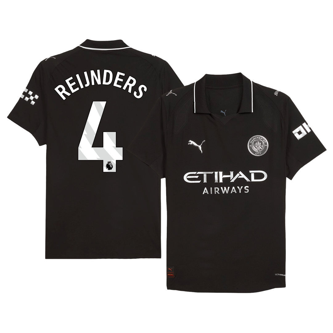 Manchester City REIJNDERS #4 Away Soccer Match Jersey 2025/26 - Pro Jersey Shop