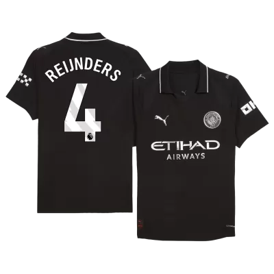 Manchester City REIJNDERS #4 Away Soccer Jersey Authentic 2025/26 - Pro Jersey Shop