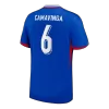 France CAMAVINGA #6 Home Soccer Jersey Replica 2024 Euro - Pro Jersey Shop