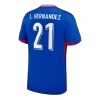 France L.Hernandez #21 Home Soccer Jersey Replica 2024 Euro - Pro Jersey Shop