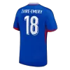 France ZAIRE-EMERY #18 Home Soccer Jersey Replica 2024 Euro - Pro Jersey Shop