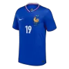 France KALULU #19 Home Soccer Jersey Replica 2024 Euro - Pro Jersey Shop