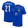 France L.Hernandez #21 Home Soccer Jersey Replica 2024 Euro - Pro Jersey Shop