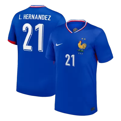 France L.Hernandez #21 Home Soccer Jersey Replica 2024 Euro - Pro Jersey Shop