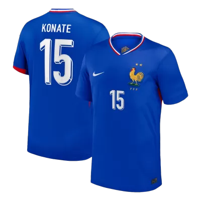 France KONATE #15 Home Soccer Jersey Replica 2024 Euro - Pro Jersey Shop
