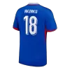 France NKUNKU #18 Home Soccer Jersey Replica 2024 Euro - Pro Jersey Shop