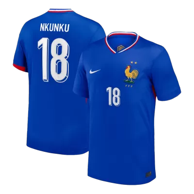 France NKUNKU #18 Home Soccer Jersey Replica 2024 Euro - Pro Jersey Shop