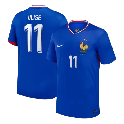France OLISE #11 Home Soccer Jersey Replica 2024 Euro - Pro Jersey Shop