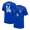 France RABIOT #14 Home Soccer Jersey Replica 2024 Euro - Pro Jersey Shop